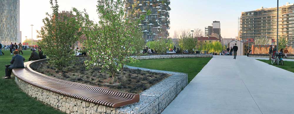 Biblioteca degli alberi NAtural Stone Box