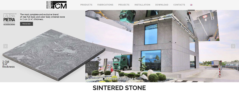 sintered stone paving new website