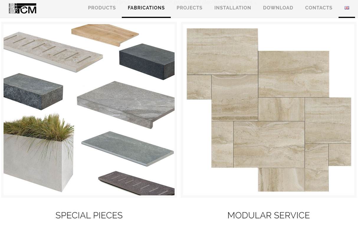 sintered stone paving new website